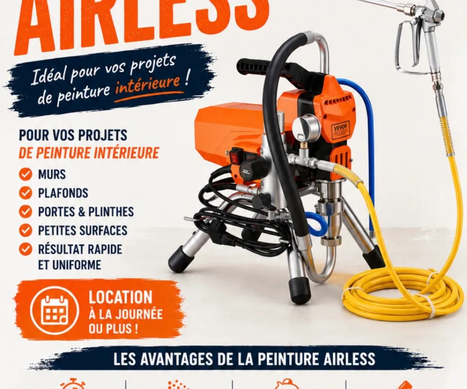 Pistolet peinture airless 