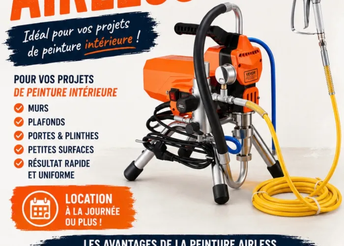 Pistolet peinture airless 