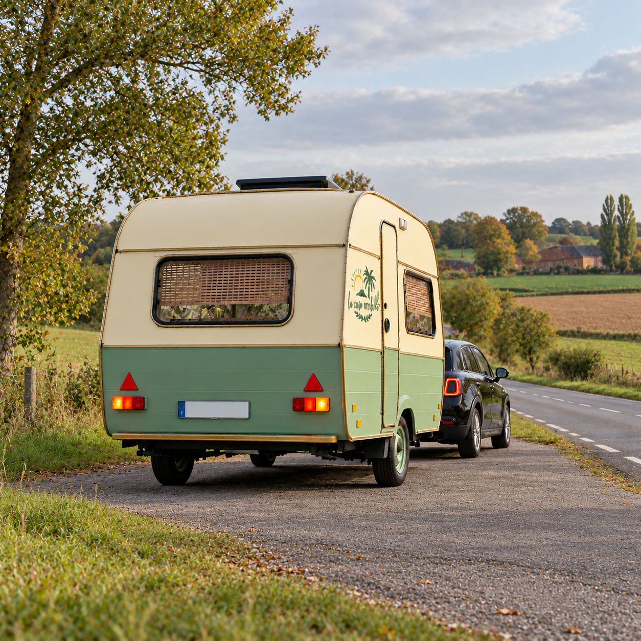 🌿🤎 LA CASA VERDE – LOCATION CARAVANE VINTAGE RÉNOVÉE – 3 COUCHAGES 🚐