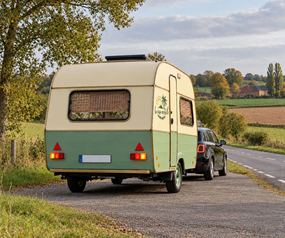 🌿🤎 LA CASA VERDE – LOCATION CARAVANE VINTAGE RÉNOVÉE – 3 COUCHAGES 🚐