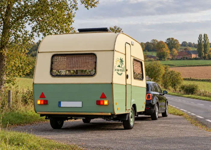 🌿🤎 LA CASA VERDE – LOCATION CARAVANE VINTAGE RÉNOVÉE – 3 COUCHAGES 🚐