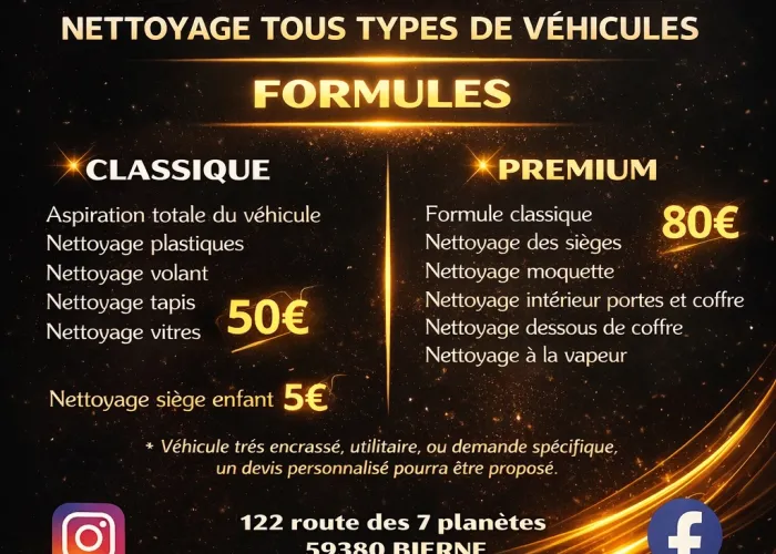 Nettoyage automobile 